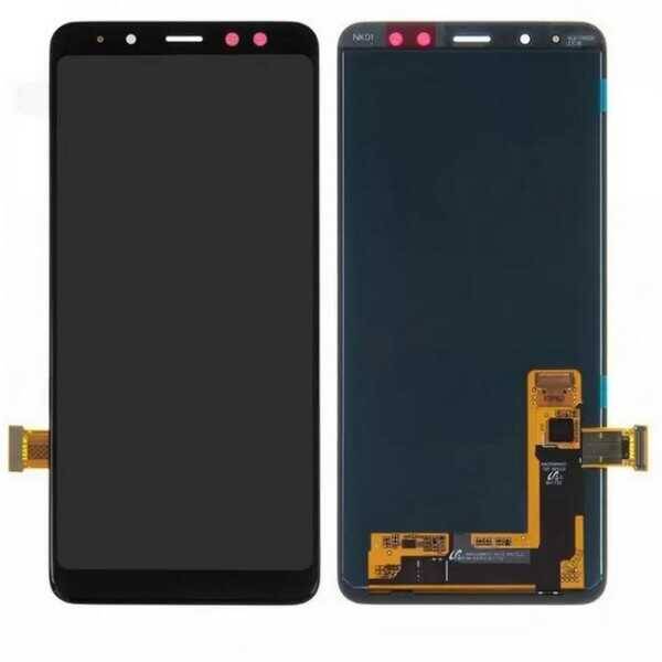 Samsung Galaxy A8 2018 A530 Lcd Ekran Dokunmatik Siyah Revizyonlu