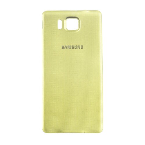 Samsung Galaxy Alpha G850 Arka Kapak Gold - Thumbnail