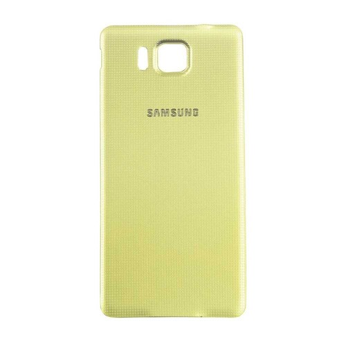 Samsung Galaxy Alpha G850 Kasa Kapak Gold Çıtasız - Thumbnail