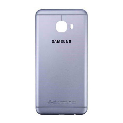 Samsung Galaxy C7 C7000 Kasa Kapak Gümüş Çıtasız - Thumbnail