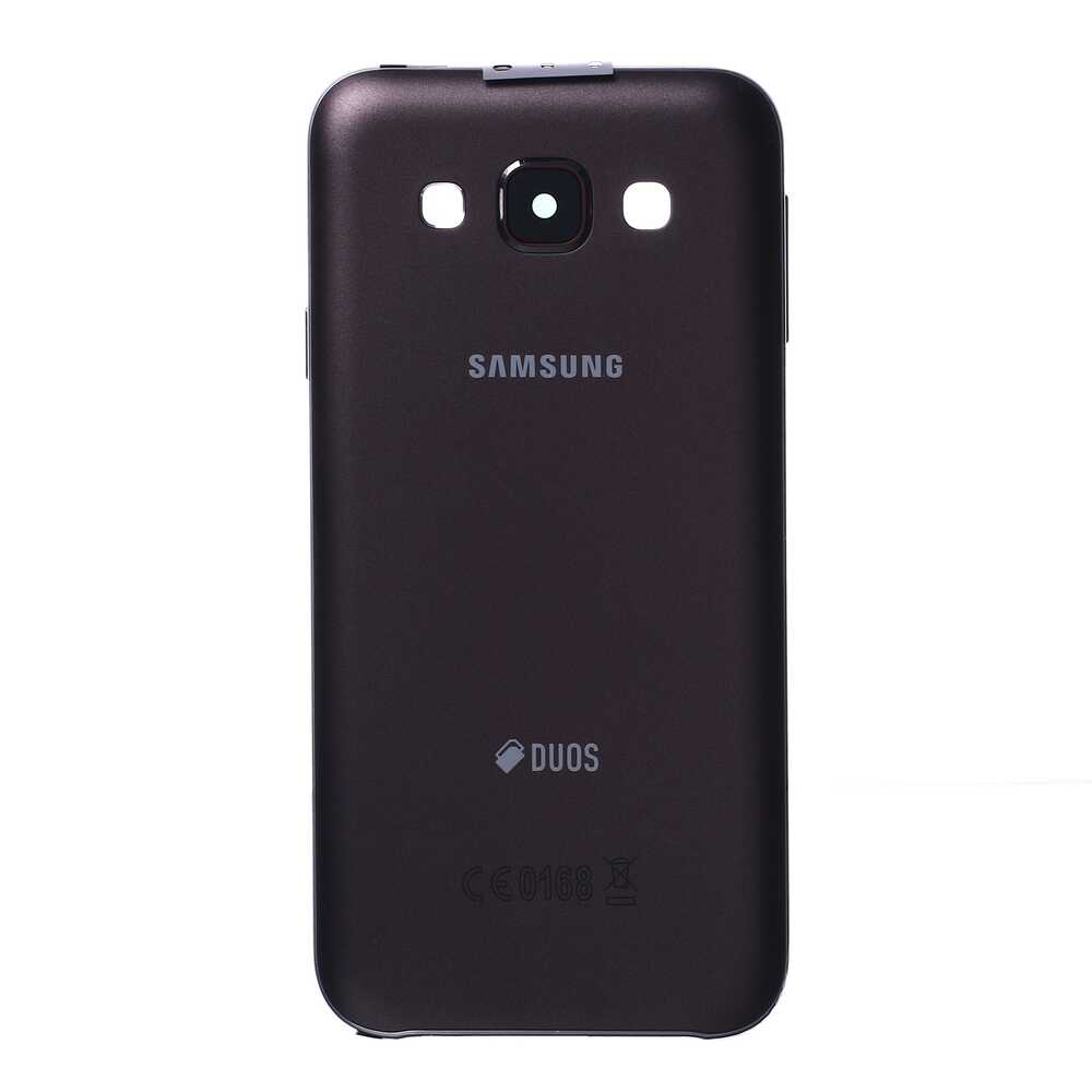 ÇILGIN FİYAT !! Samsung Galaxy E5 E500 Kasa Kapak Gri Çıtasız 