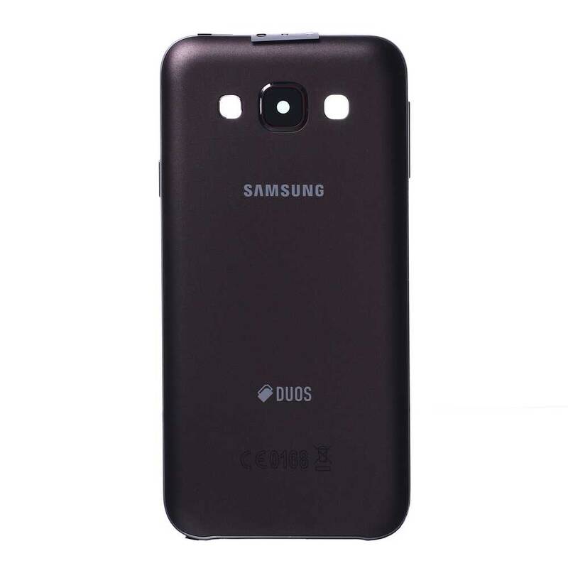 Samsung Galaxy E5 E500 Kasa Kapak Gri Çıtasız