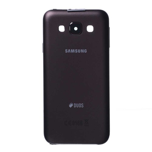 Samsung Galaxy E5 E500 Kasa Kapak Gri Çıtasız - Thumbnail