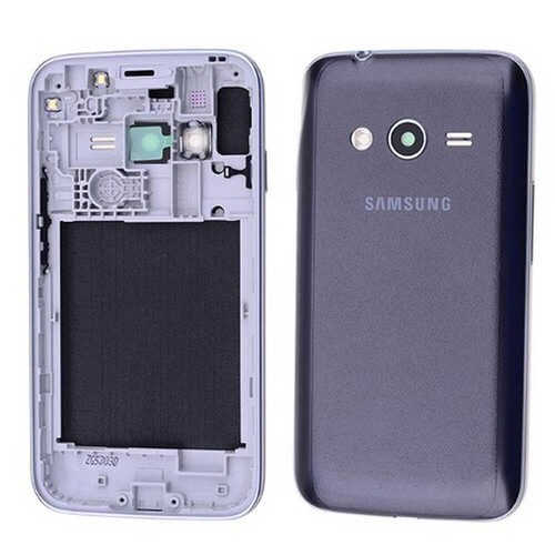 Samsung Galaxy J1 Ace J110 Kasa Kapak Siyah Çıtasız - Thumbnail