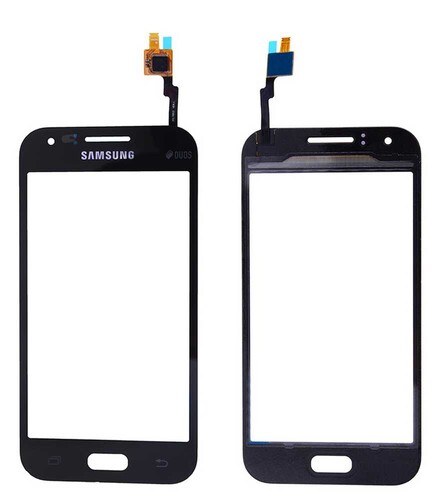Samsung Galaxy J1 J100 Dokunmatik Touch Siyah Çıtasız - Thumbnail