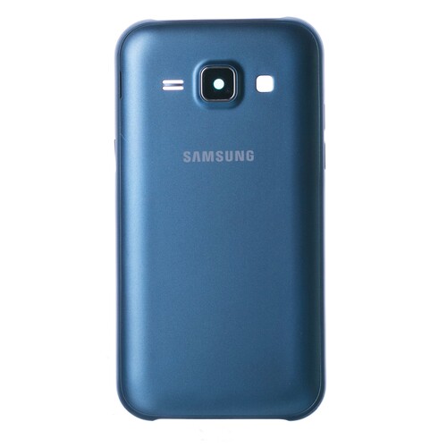 Samsung Galaxy J1 J100 Uyumlu Kasa Kapak Mavi Çıtasız - Thumbnail