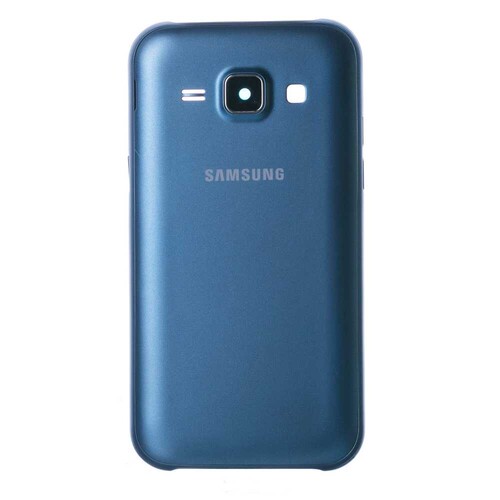 Samsung Galaxy J1 J100 Kasa Kapak Mavi Çıtasız - Thumbnail