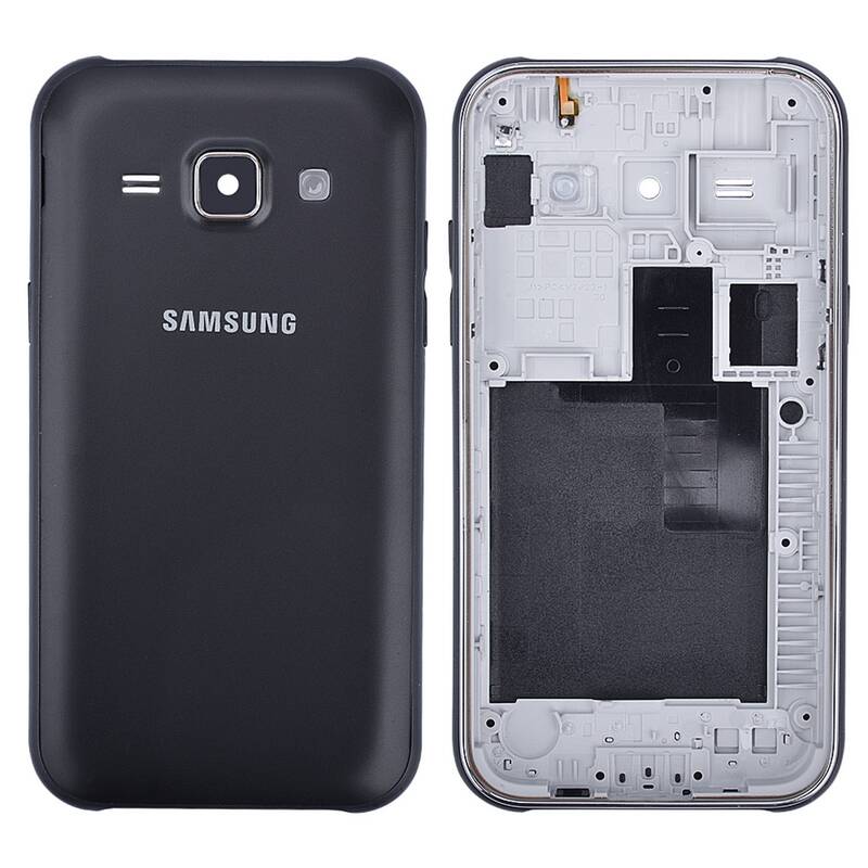 Samsung Galaxy J1 J100 Uyumlu Kasa Kapak Siyah Çıtasız