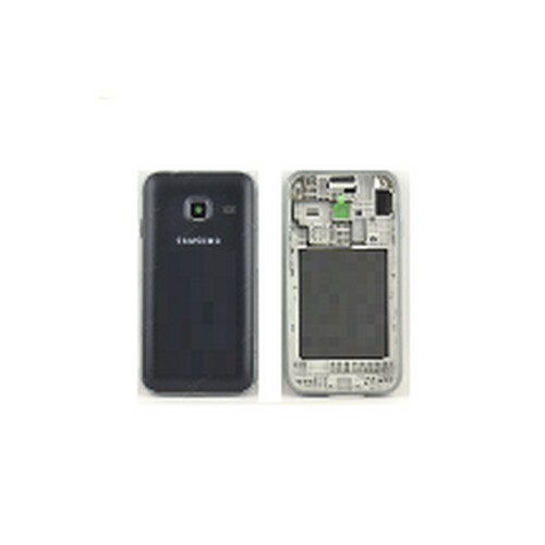 Samsung Galaxy J1 Mini J105 Kasa Kapak Siyah Çıtasız - Thumbnail