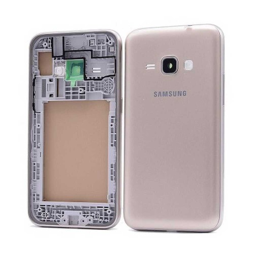 Samsung Galaxy J120 Kasa Kapak Gold Çıtasız - Thumbnail