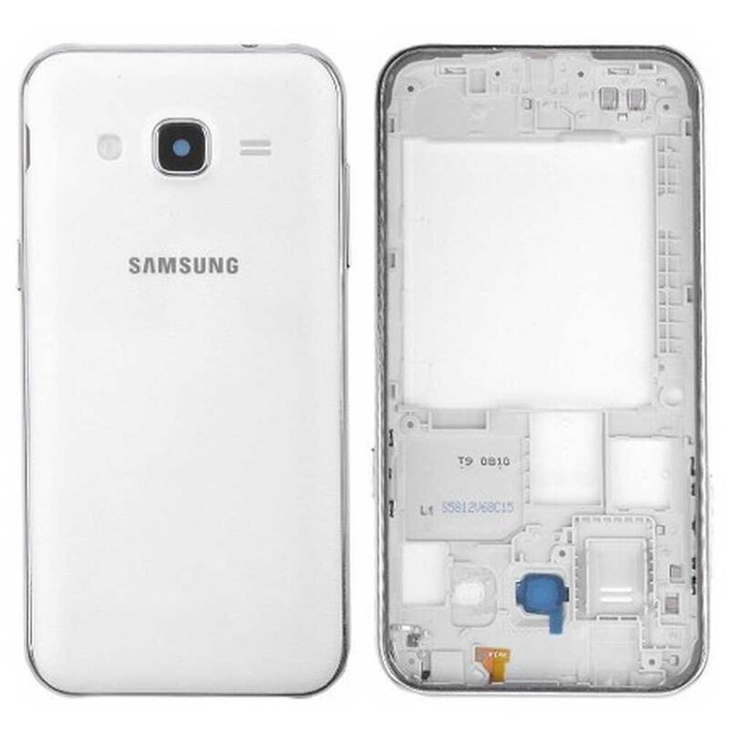 Samsung Galaxy J2 J200 Kasa Kapak Beyaz Duos Çıtasız