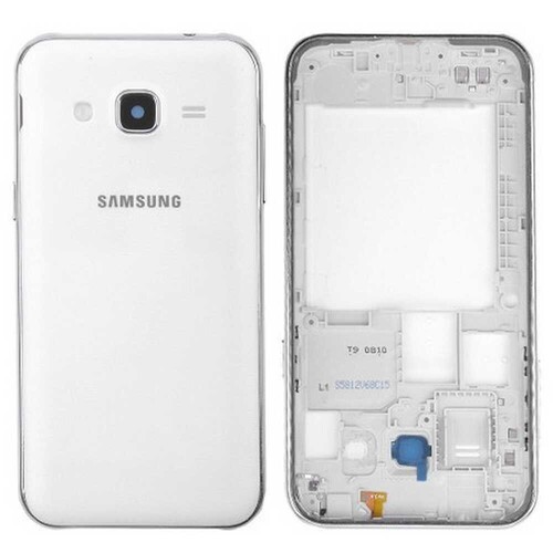Samsung Galaxy J2 J200 Kasa Kapak Beyaz Duos Çıtasız - Thumbnail