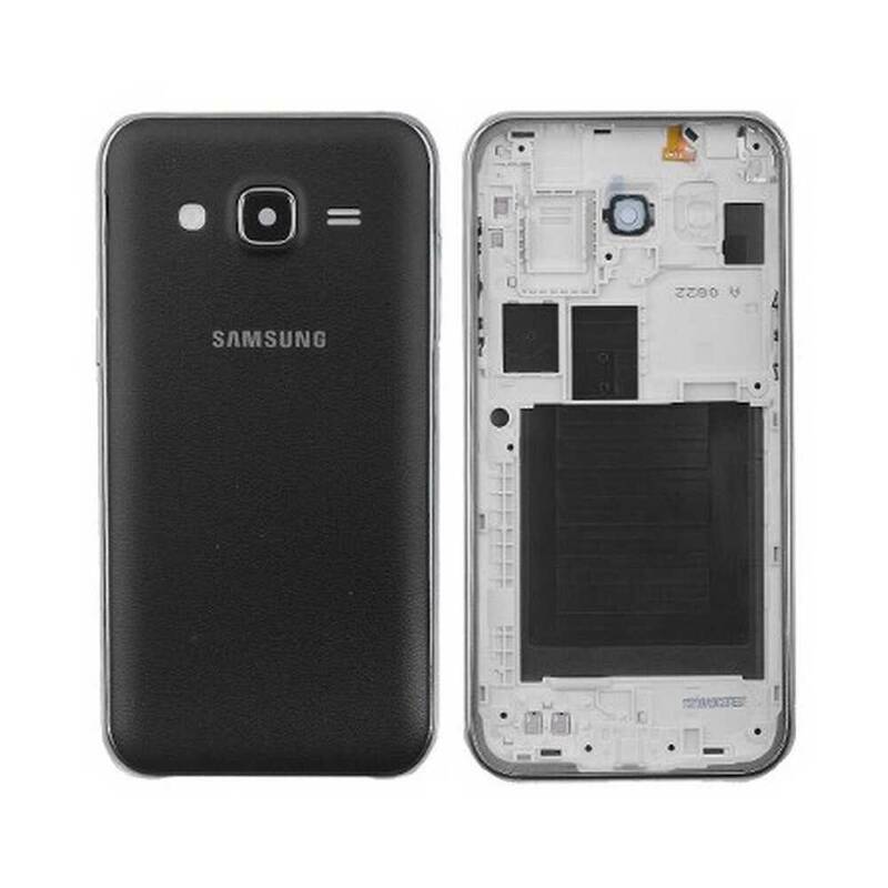 Samsung Galaxy J2 J200 Kasa Kapak Siyah Duos Çıtasız
