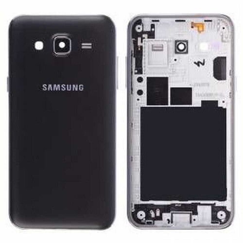 Samsung Galaxy J3 J320 Kasa Kapak Siyah Duos Çıtasız - Thumbnail
