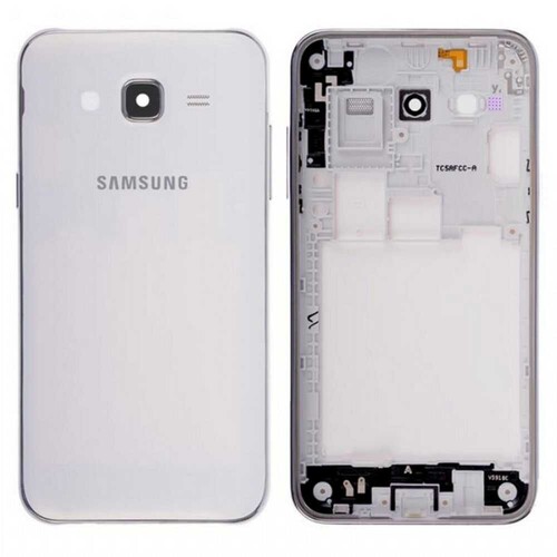 Samsung Galaxy J5 J500 Kasa Kapak Beyaz Duos Çıtasız - Thumbnail