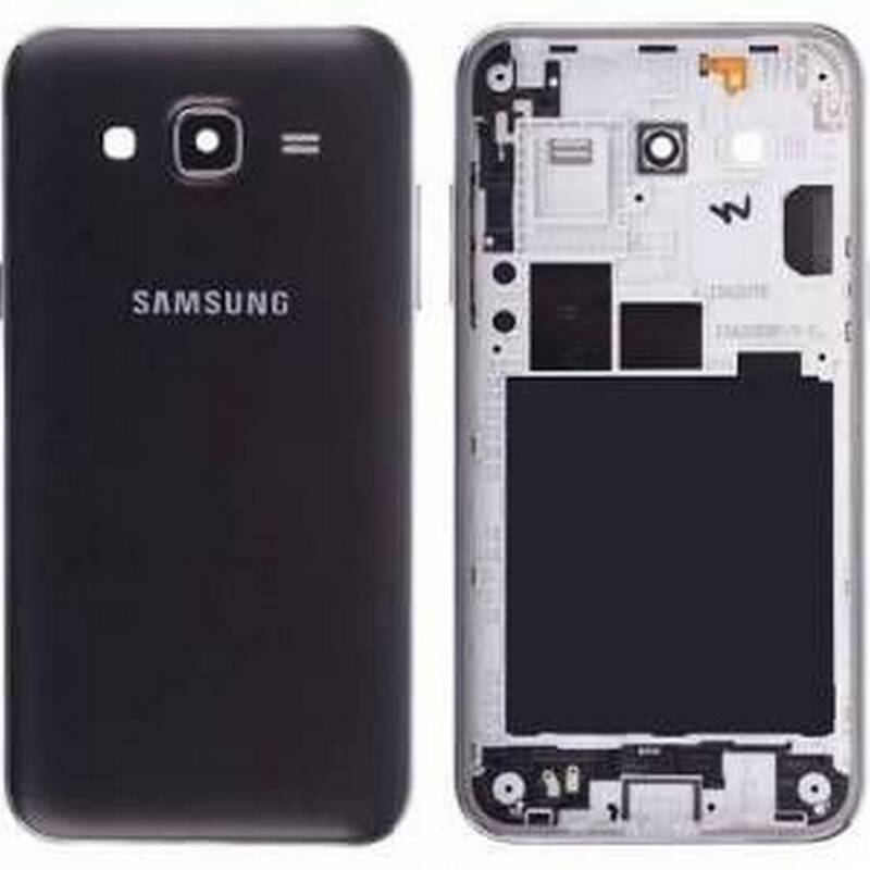 Samsung Galaxy J5 J500 Uyumlu Kasa Kapak Siyah Duos Çıtasız