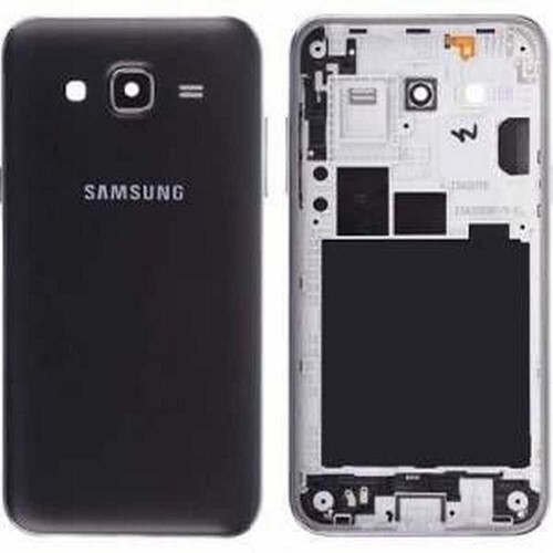 Samsung Galaxy J5 J500 Kasa Kapak Siyah Duos Çıtasız - Thumbnail