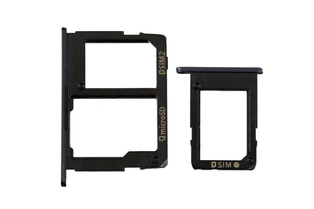 ÇILGIN FİYAT !! Samsung Galaxy J5 Prime G570 Sim Kart Tepsisi Siyah Çift 