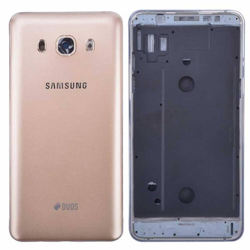Samsung Galaxy J510 Kasa Kapak Gold Çıtalı