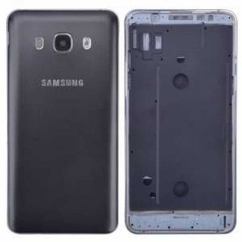 Samsung Galaxy J510 Kasa Kapak Siyah Çıtalı - Thumbnail