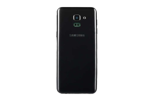 Samsung Galaxy J6 J600 Kasa Kapak Siyah Çıtalı - Thumbnail