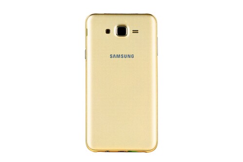 Samsung Galaxy J7 Core J701 Kasa Kapak Gold Çıtasız - Thumbnail