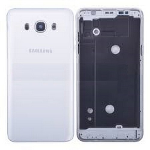 Samsung Galaxy J710 Kasa Kapak Beyaz Çıtalı - Thumbnail