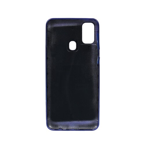 Samsung Galaxy M21 M215 Kasa Kapak Mavi - Thumbnail