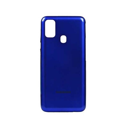 Samsung Galaxy M21 M215 Kasa Kapak Mavi - Thumbnail