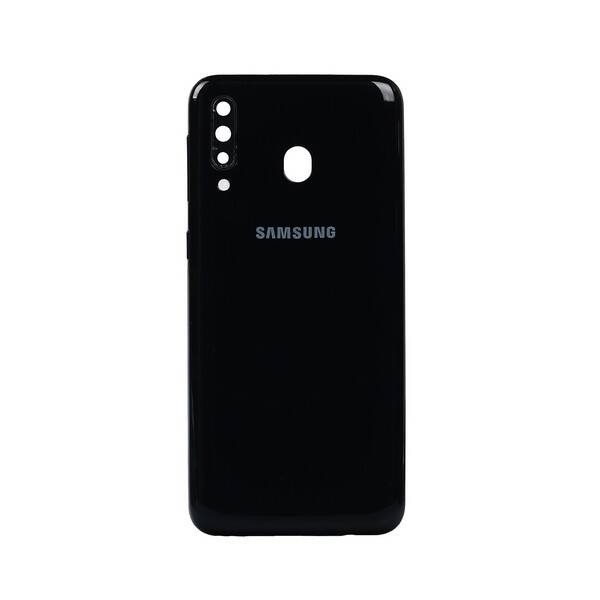 Samsung Galaxy M30 M305 Kasa Kapak Siyah Çitasız