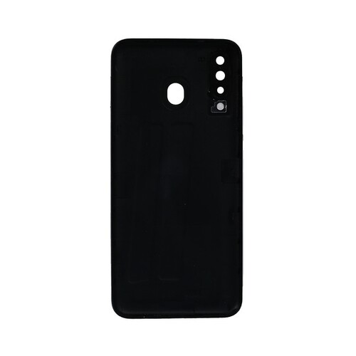 Samsung Galaxy M30 M305 Kasa Kapak Siyah Çitasız - Thumbnail