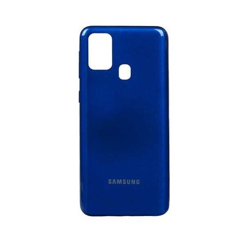Samsung Galaxy M31 M315 Kasa Kapak Mavi - Thumbnail