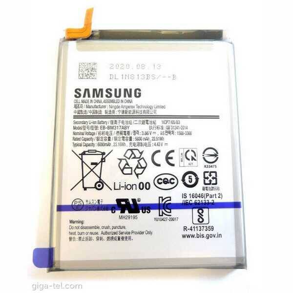 Samsung Galaxy M31s M317 Batarya Pil Eb-bm317aby