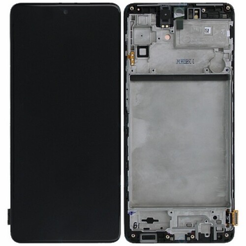 Samsung Galaxy M51 M515 Lcd Ekran Dokunmatik Siyah Servis Çıtalı - Thumbnail