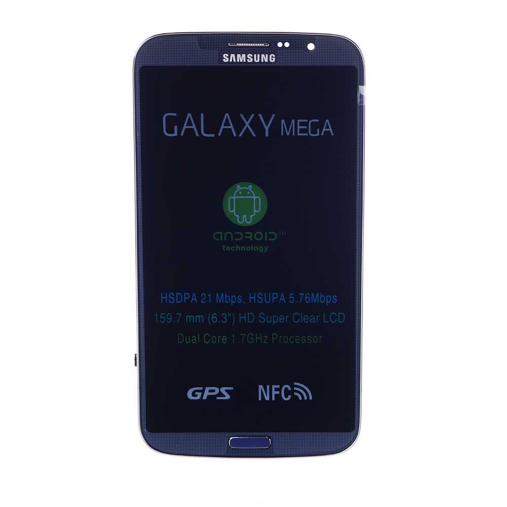ÇILGIN FİYAT !! Samsung Galaxy Mega i9200 Lcd Ekran Dokunmatik Gri Revizyonlu 