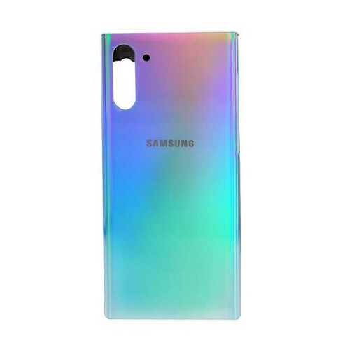 Samsung Galaxy Note 10 N970 Arka Kapak Silver - Thumbnail