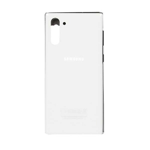 Samsung Galaxy Note 10 N970 Kasa Kapak Beyaz Çıtalı - Thumbnail
