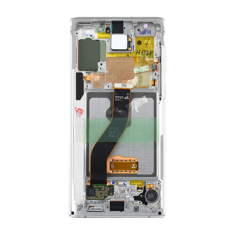 Samsung Galaxy Note 10 Plus N975 Lcd Ekran Dokunmatik Beyaz Servis Gh82-20900b