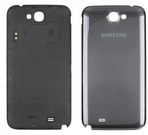 Samsung Galaxy Note 2 N7100 Arka Kapak Siyah - Thumbnail