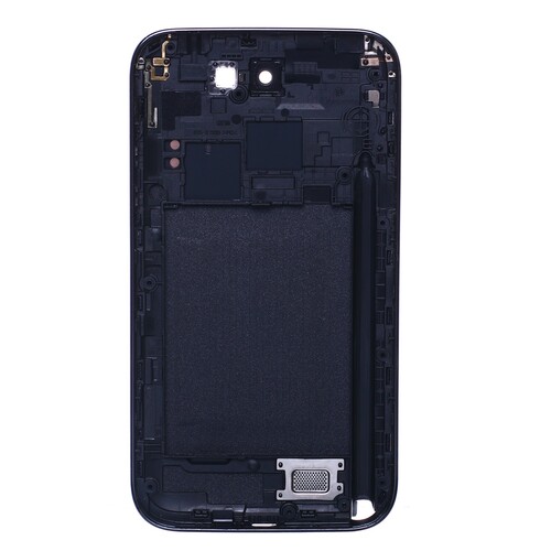 Samsung Galaxy Note 2 N7100 Kasa Kapak Siyah Çıtasız - Thumbnail