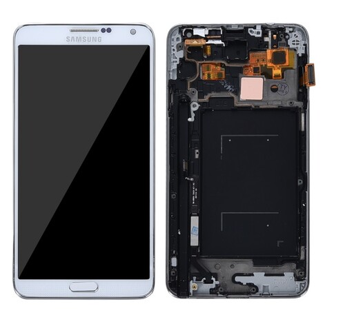 Samsung Galaxy Note 3 Lte N9005 Lcd Ekran Dokunmatik Beyaz Revizyonlu - Thumbnail