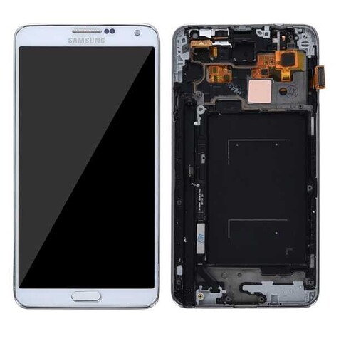 Samsung Galaxy Note 3 Lte N9005 Lcd Ekran Dokunmatik Beyaz Revizyonlu - Thumbnail