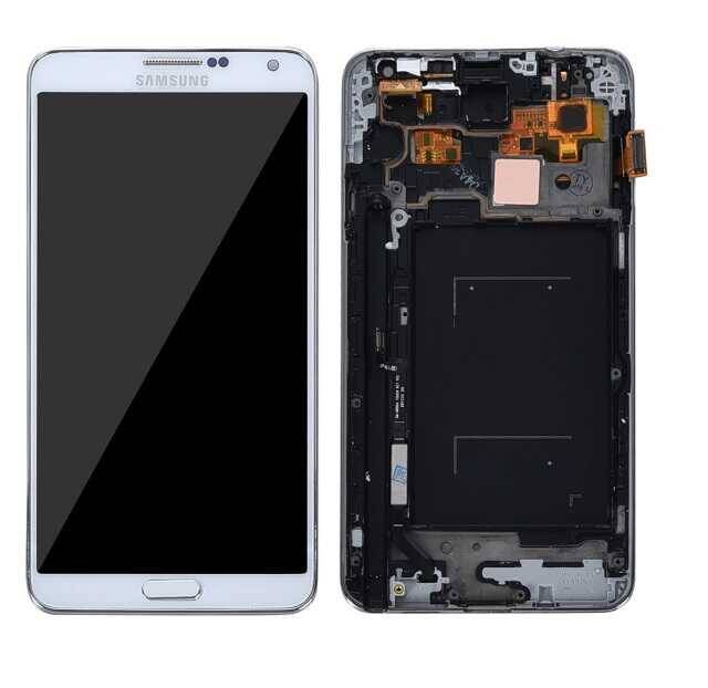 Samsung Galaxy Note 3 Lte N9005 Lcd Ekran Dokunmatik Beyaz Revizyonlu