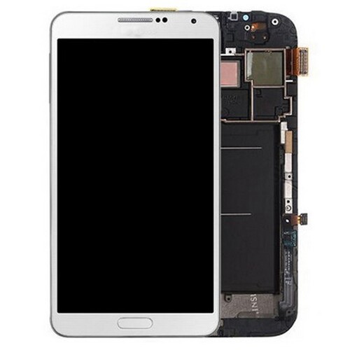 Samsung Galaxy Note 3 Lte N9005 Lcd Ekran Dokunmatik Beyaz Servis - Thumbnail