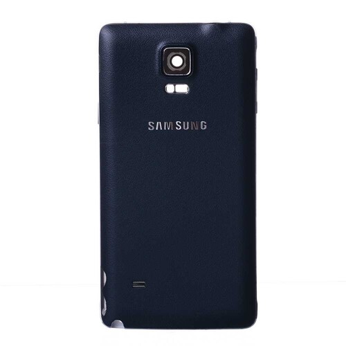 Samsung Galaxy Note 4 N910 Kasa Kapak Siyah Çıtasız - Thumbnail