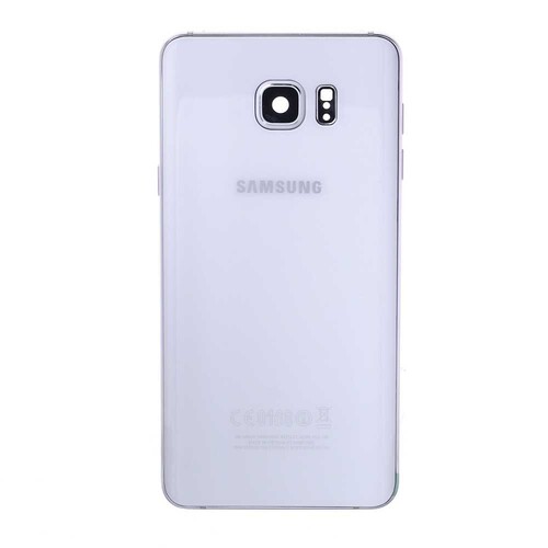Samsung Galaxy Note 5 N920 Kasa Kapak Beyaz Çıtasız - Thumbnail
