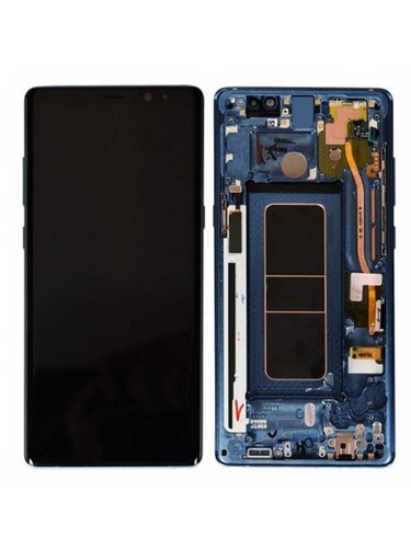 Samsung Galaxy Note 8 N950 Lcd Ekran Dokunmatik Mavi Servis GH97-21066B - Thumbnail