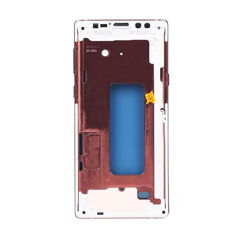 Samsung Galaxy Note 9 N960 Kasa Kapak Gold Çıtalı - Thumbnail