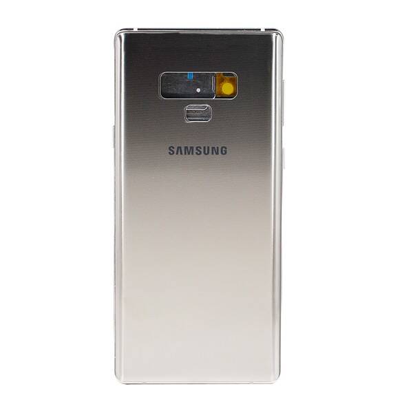 Samsung Galaxy Note 9 N960 Kasa Kapak Silver Çıtalı