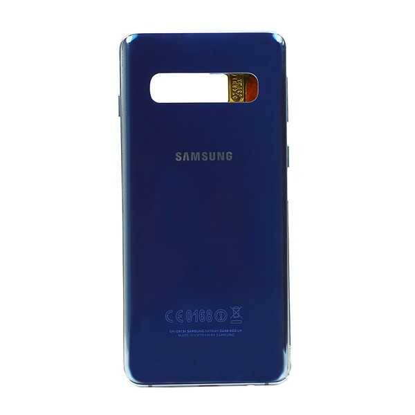 Samsung Galaxy S10 G973 Kasa Kapak Mavi Çıtalı